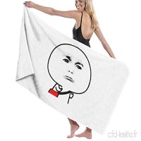 artyly Personne Triste Serviette de Bain Wrap Microfibre draps Doux Serviette de Plage pour Hommes/Femmes  80x130 cm - B07VPFXYHP